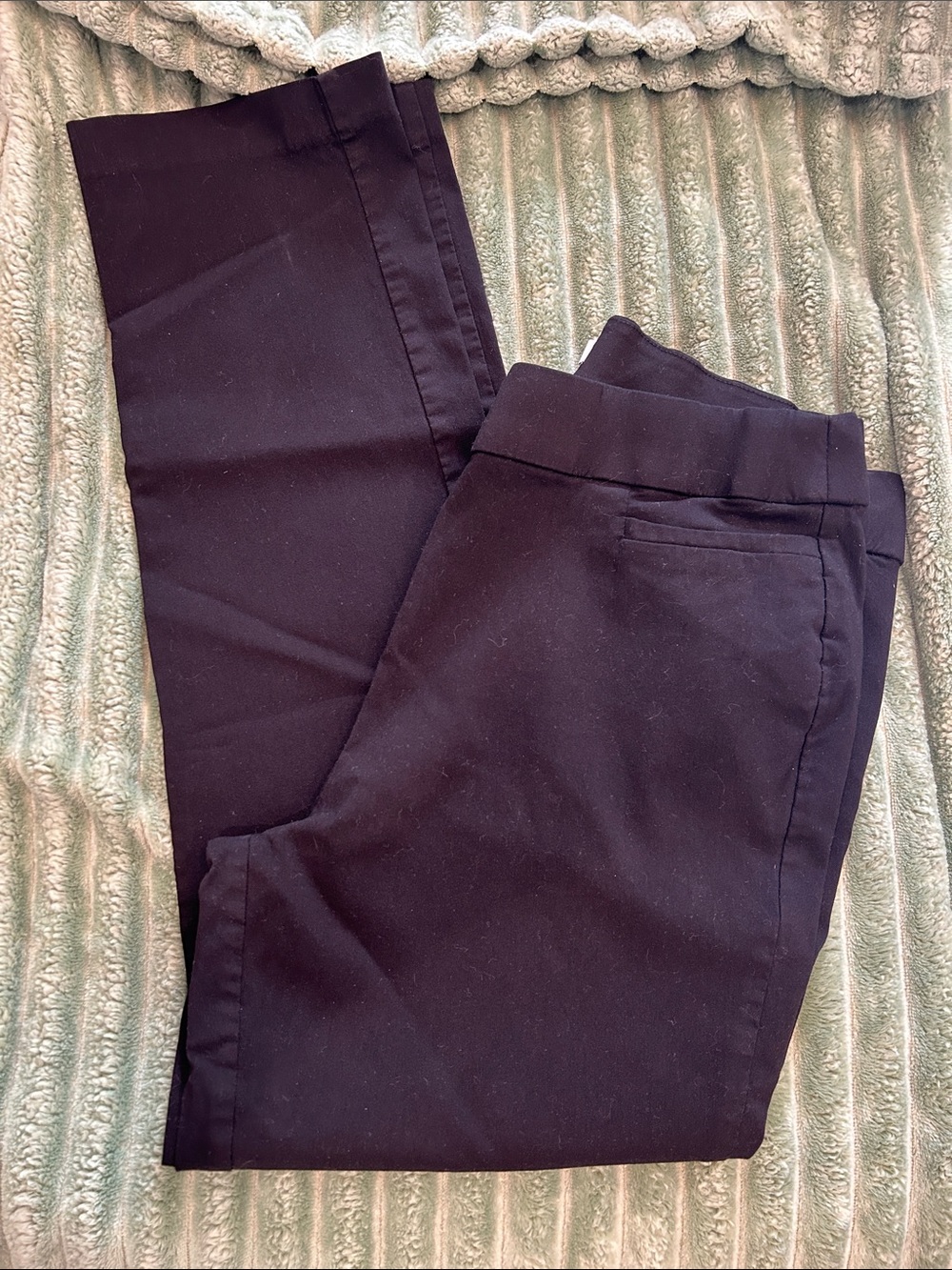 Liz Claiborne Black Straight Leg Pants 16